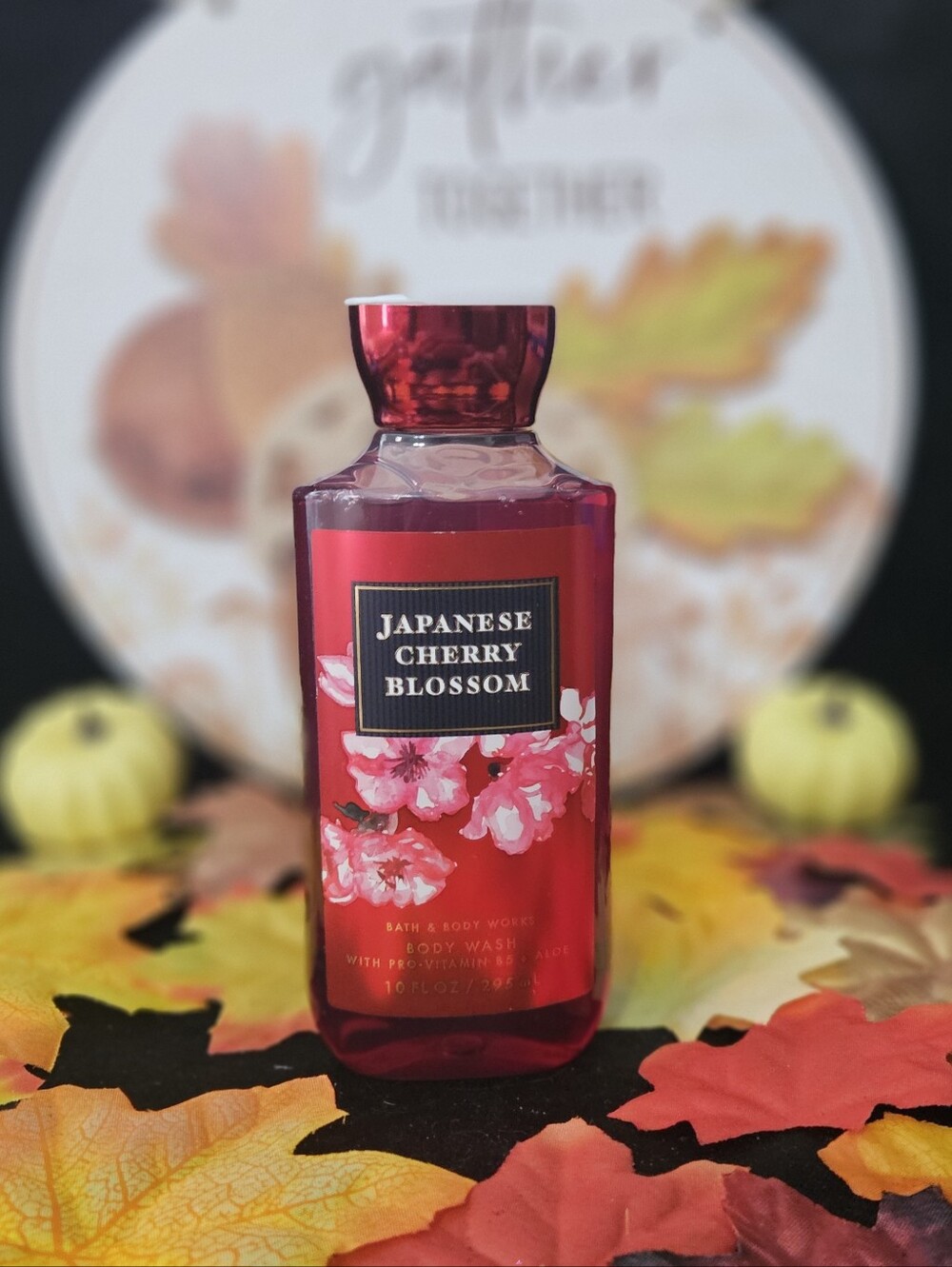 NWT Bath & Body Works Japanese Cherry Blossom Body Wash - Red & Pink